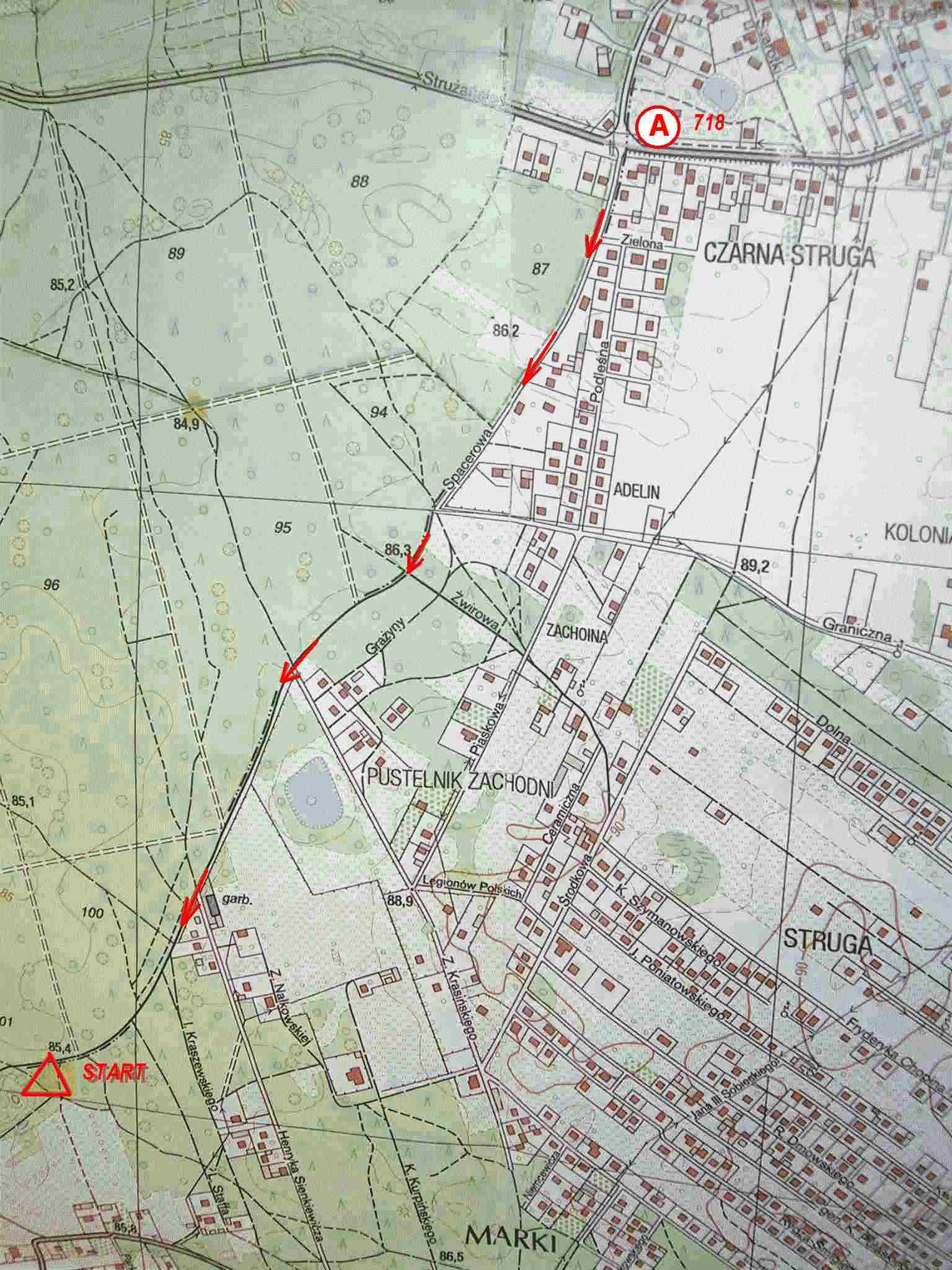 Mapka dojazdu